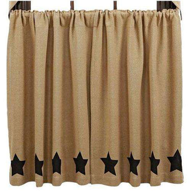 2/Set, Black Star Burlap Tiers, 36